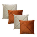 Kit 4 Almofadas Decorativas (Suede Premium 45x45cm)