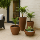 Kit 4 Vasos Decorativos para Planta