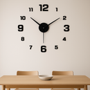 Relógio de Parede DIY Moderno Sem Moldura