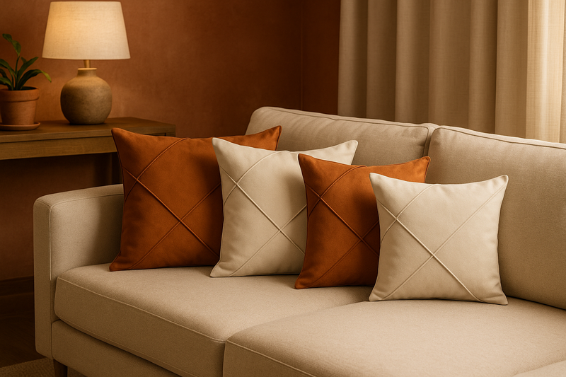 Kit 4 Almofadas Decorativas (Suede Premium 45x45cm)