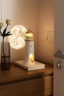 Luminária Farol com Projeção de Lua - LarViva