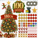 Árvore de Natal Completa com Enfeites – LarViva