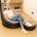 Conjunto Inflável Sofá e Puff com Bomba