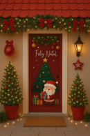 Capa de Natal para Porta - LarViva