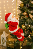 Papai Noel Musical que Sobe e Desce na Corda - LarViva