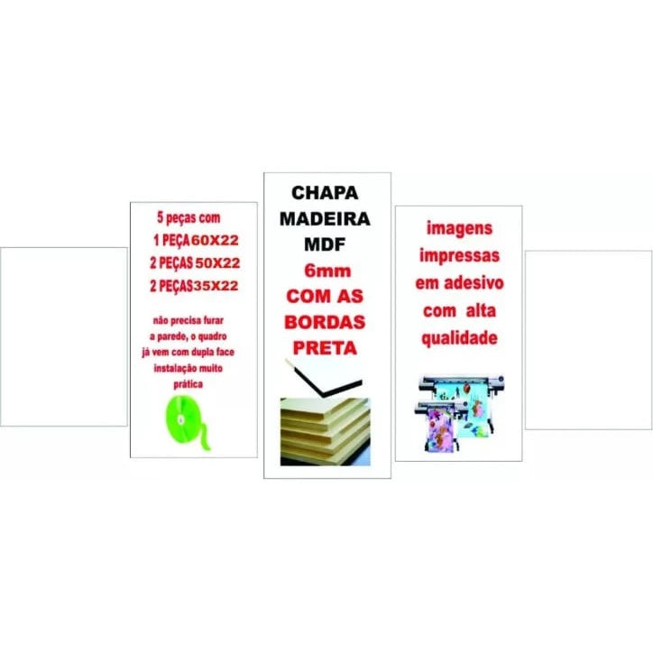Conjunto de Quadros Lírios Elegantes