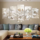 Conjunto de Quadros Lírios Elegantes