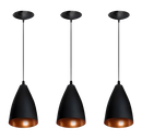 Kit 3 Pendentes Estilo Arandela – A Luz Certa para um Ambiente Sofisticado