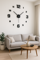 Relógio de Parede DIY Moderno Sem Moldura